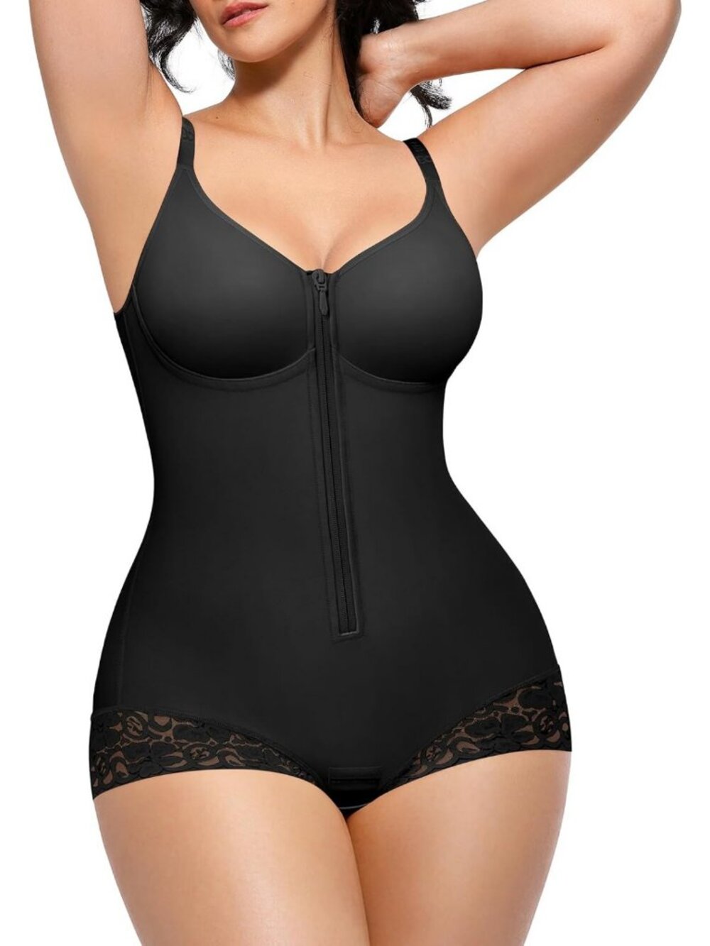 Zippered Body Shaper Bodysuit for Women | Slimming Faja Shapewear, Comfortable